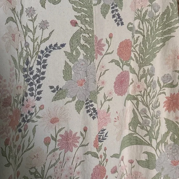 Wrangler Cream and Pink Floral Women's Duster Jacket - Picture 3 of 5